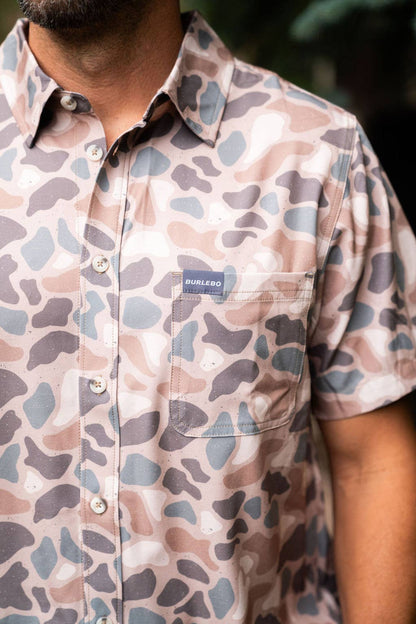 Burlebo Button Up - Pintail Camo