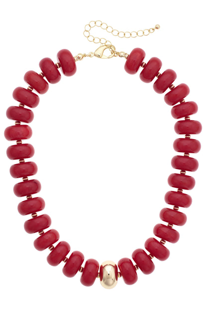 San Sebastián Beaded Resin Necklace
