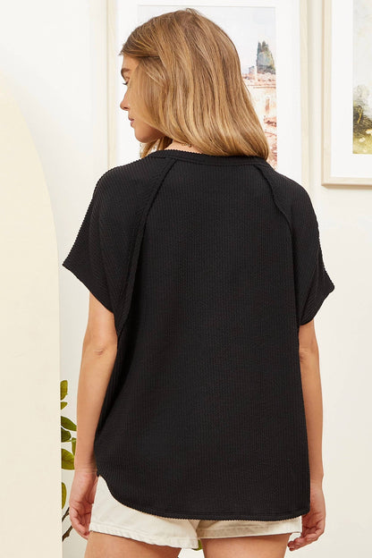 Knit Poncho Top