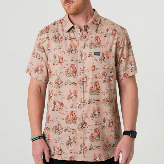 Burlebo Cowboy Up Performance Button Up