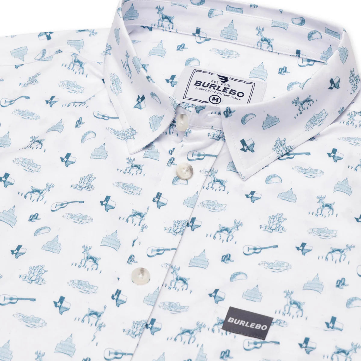 Burlebo Lone Star State Performance Button Up