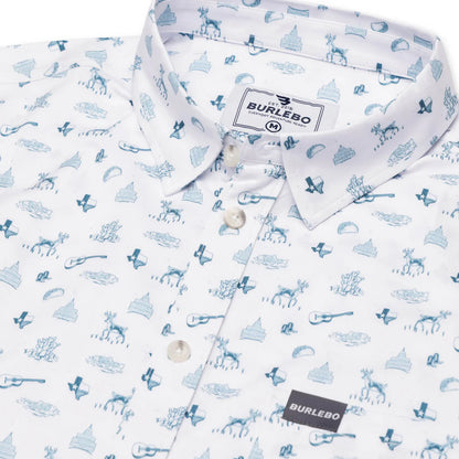 Burlebo Lone Star State Performance Button Up