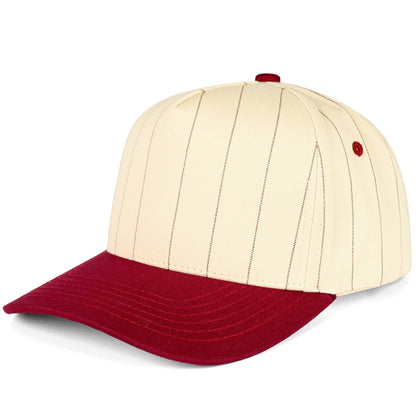 C.C Pinstripe Palin Two Tone Trucker Cap