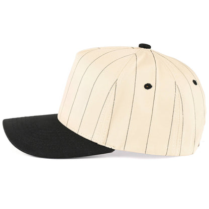C.C Pinstripe Palin Two Tone Trucker Cap