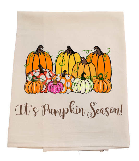 Pumpkin Season Tea Towel