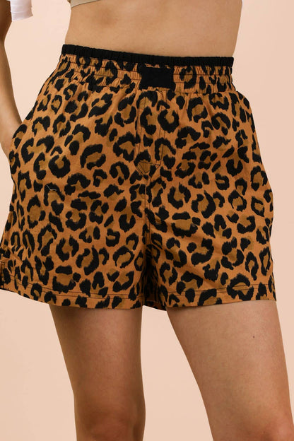 Leopard Printed Boxer Shorts