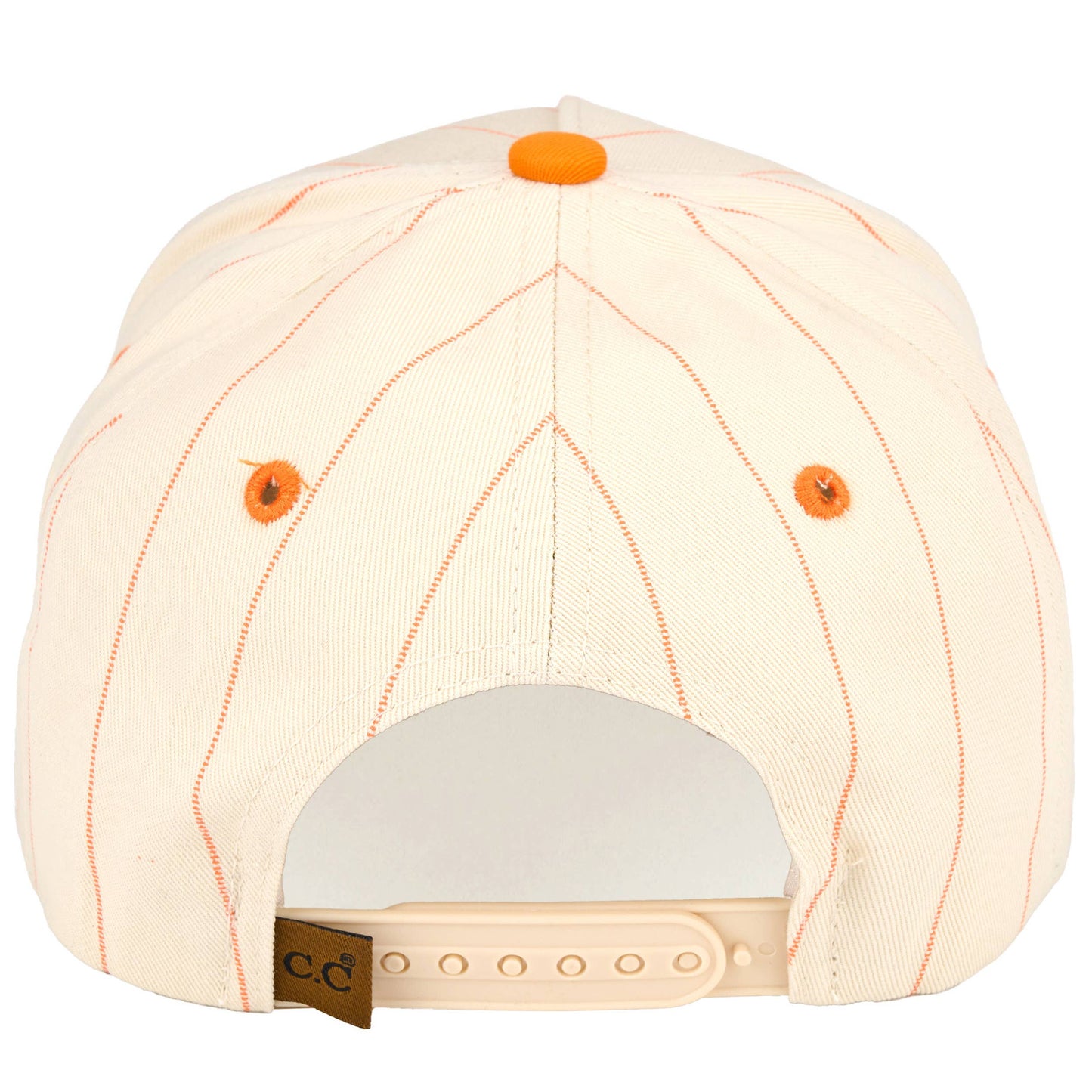 C.C Pinstripe Palin Two Tone Trucker Cap