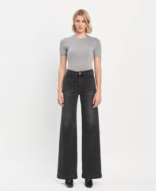 OLIVIA HIGH RISE WIDE TROUSER JEANS