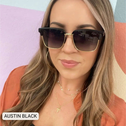 DAX Austin - Unisex Polarized Square Sunglasses