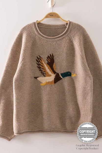 Mallard In Flight Sweater