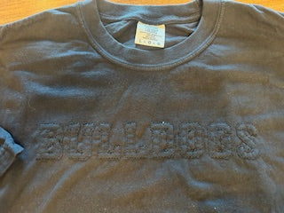 Black Tone on Tone Bulldogs T-shirt