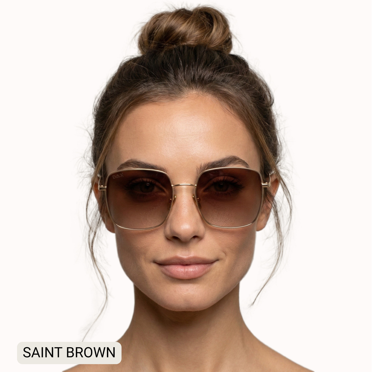DAX Saint - Women's Polarized Oversized Square Sunglasses