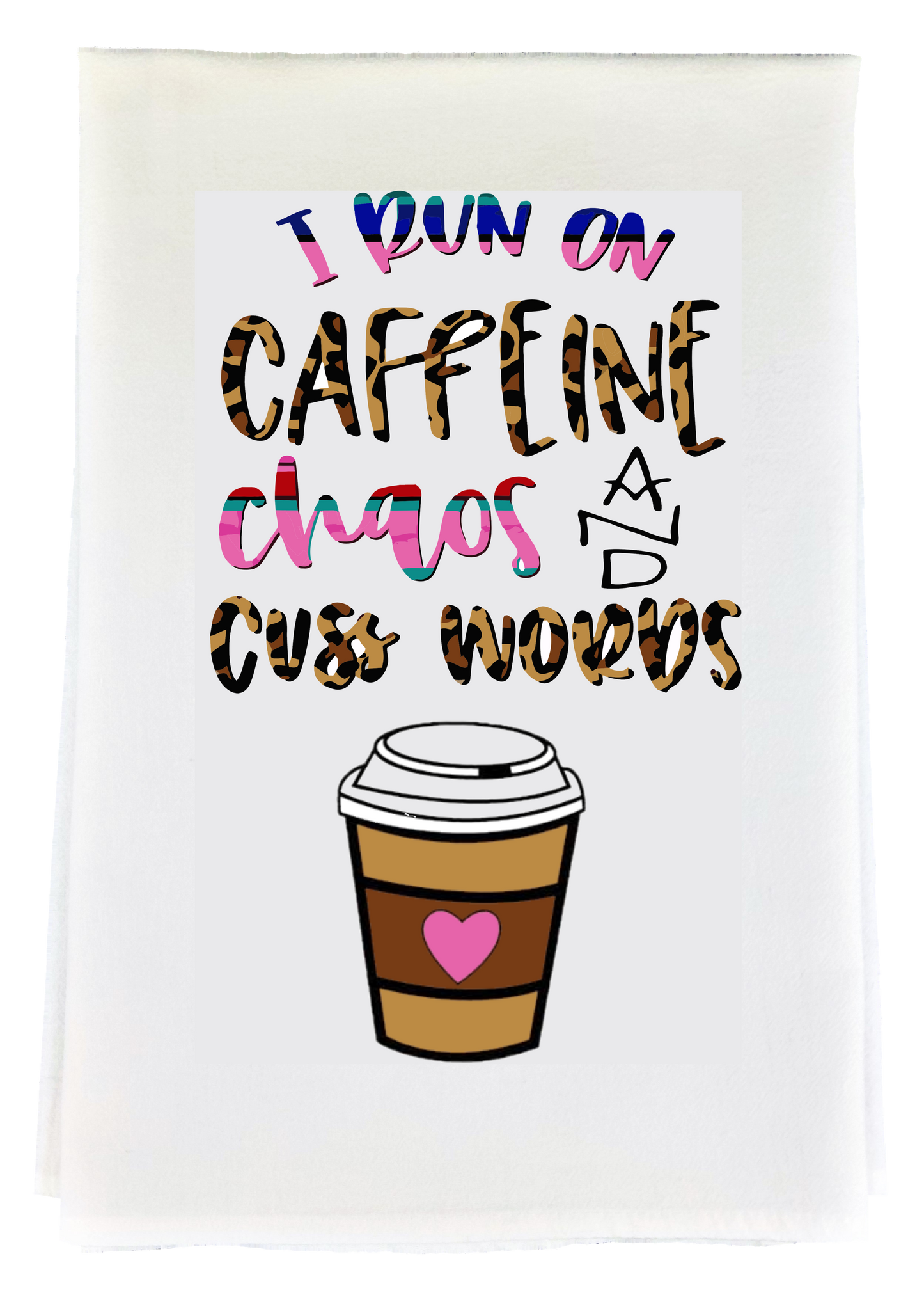 Caffiene Chaos Tea Towel