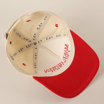 MAKE HEAVEN CROWDED Embroidery Baseball Cap