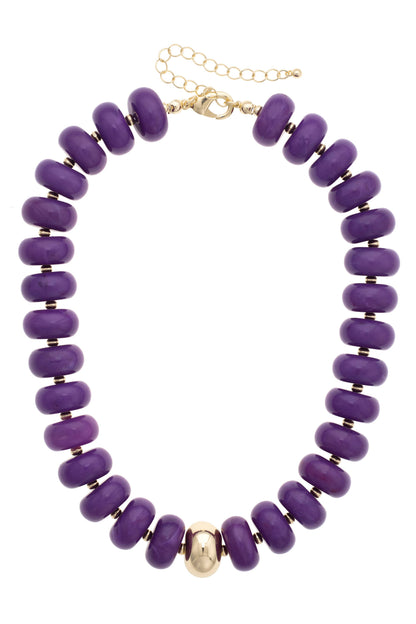 San Sebastián Beaded Resin Necklace
