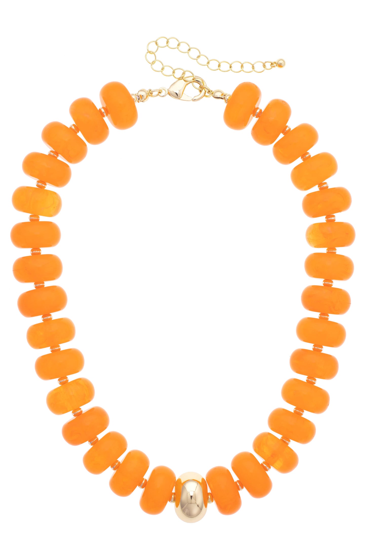 San Sebastián Beaded Resin Necklace