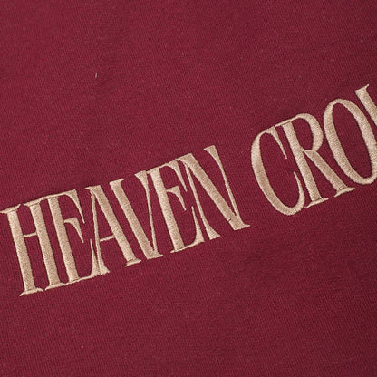 MAKE HEAVEN CROWDED Embroidered Heavyweight Sweatshirt