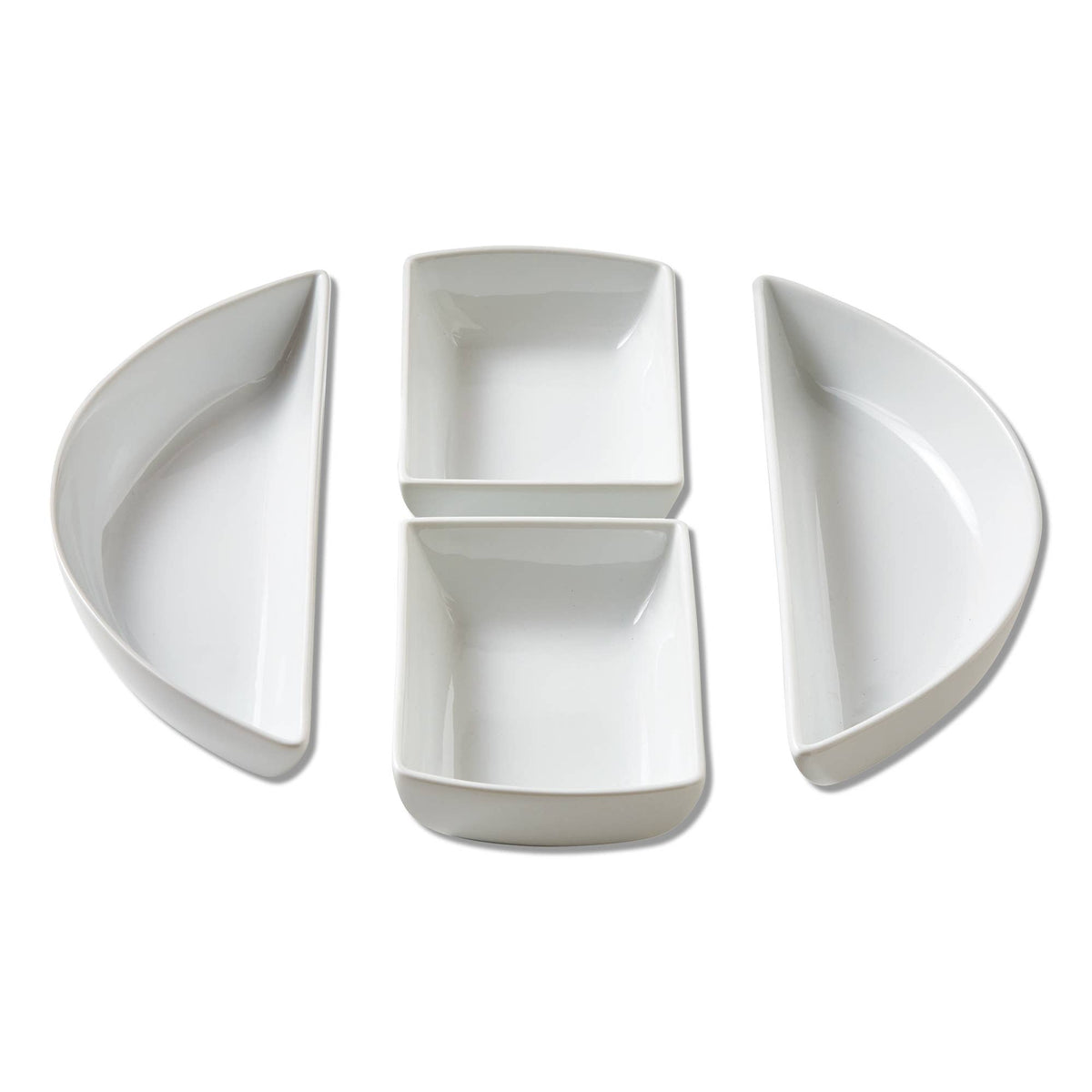 Whiteware Modular 4Pc Serv Set Porcelain