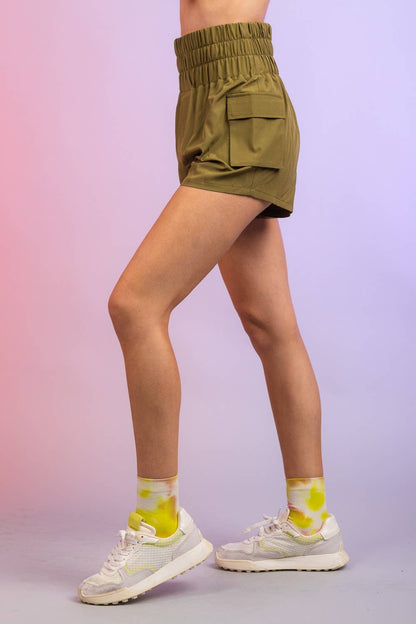 High Waisted Active Shorts