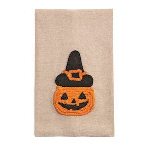 Pumpkin Halloween Rope Towel