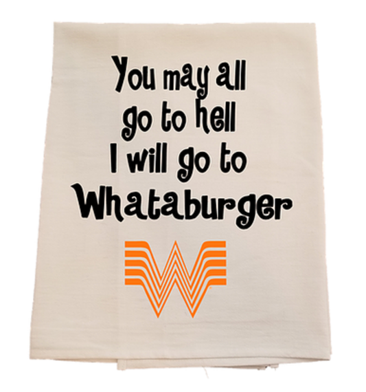 Whataburger Tea Towel