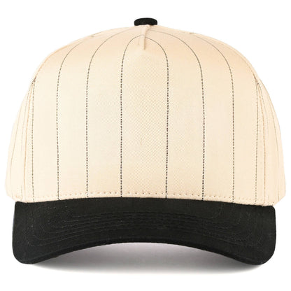 C.C Pinstripe Palin Two Tone Trucker Cap
