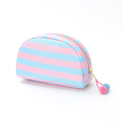 Striped Cosmetic Bags