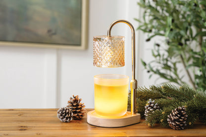 Champagne Crystal Candle Warmer Lamp