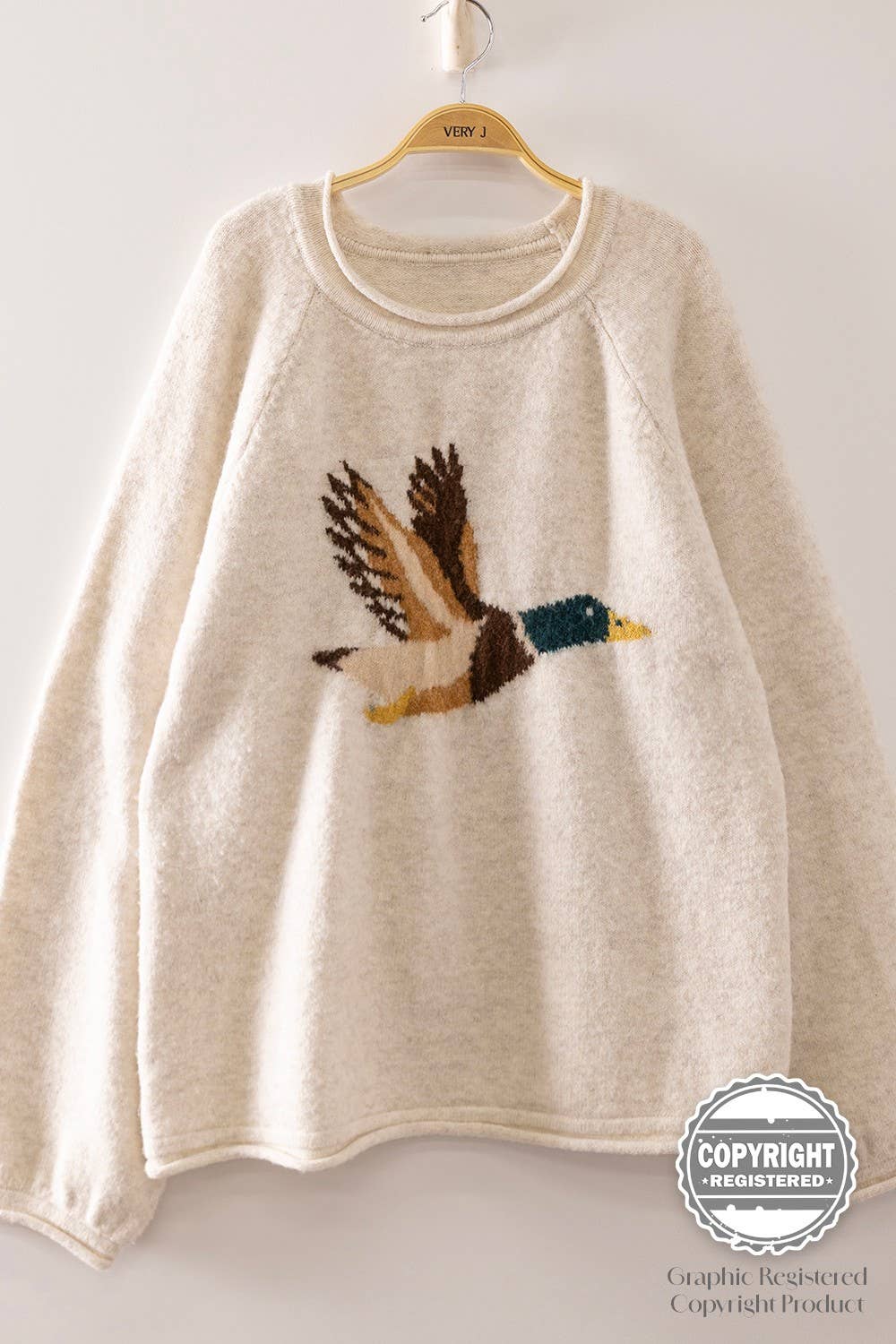 Mallard In Flight Sweater