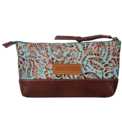Myra Jacksborrow Leather Hairon Bag In Cactus Bloom