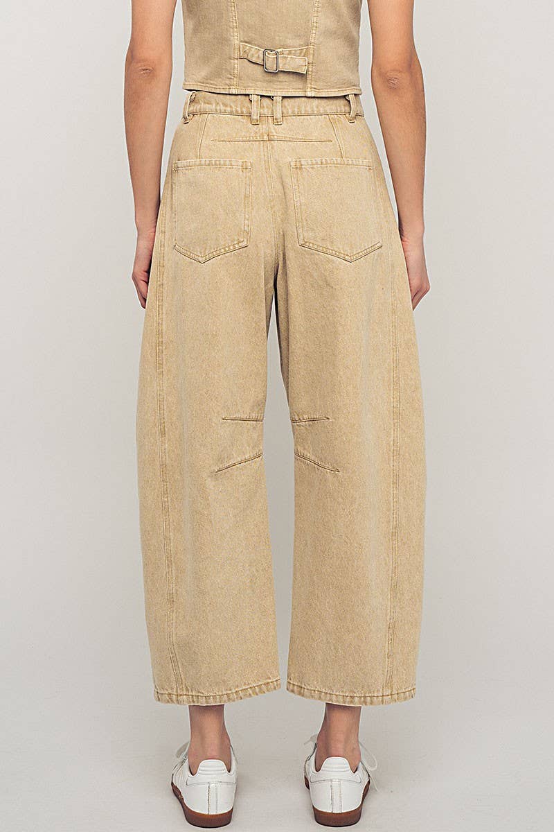 Time will Tell Barrel Jeans