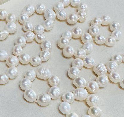Ivory Pearl Stretch Bandana Charm