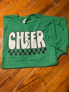 Checkered Cheer Tee