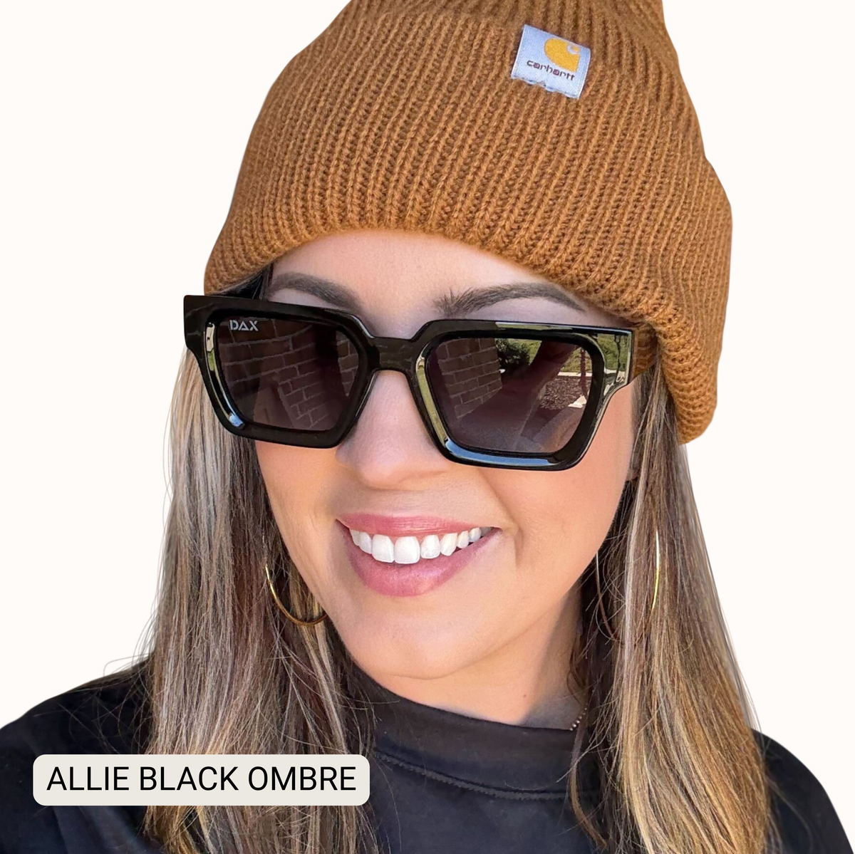 DAX Allie - Women's Polarized Medium Rectangle Sunglasses