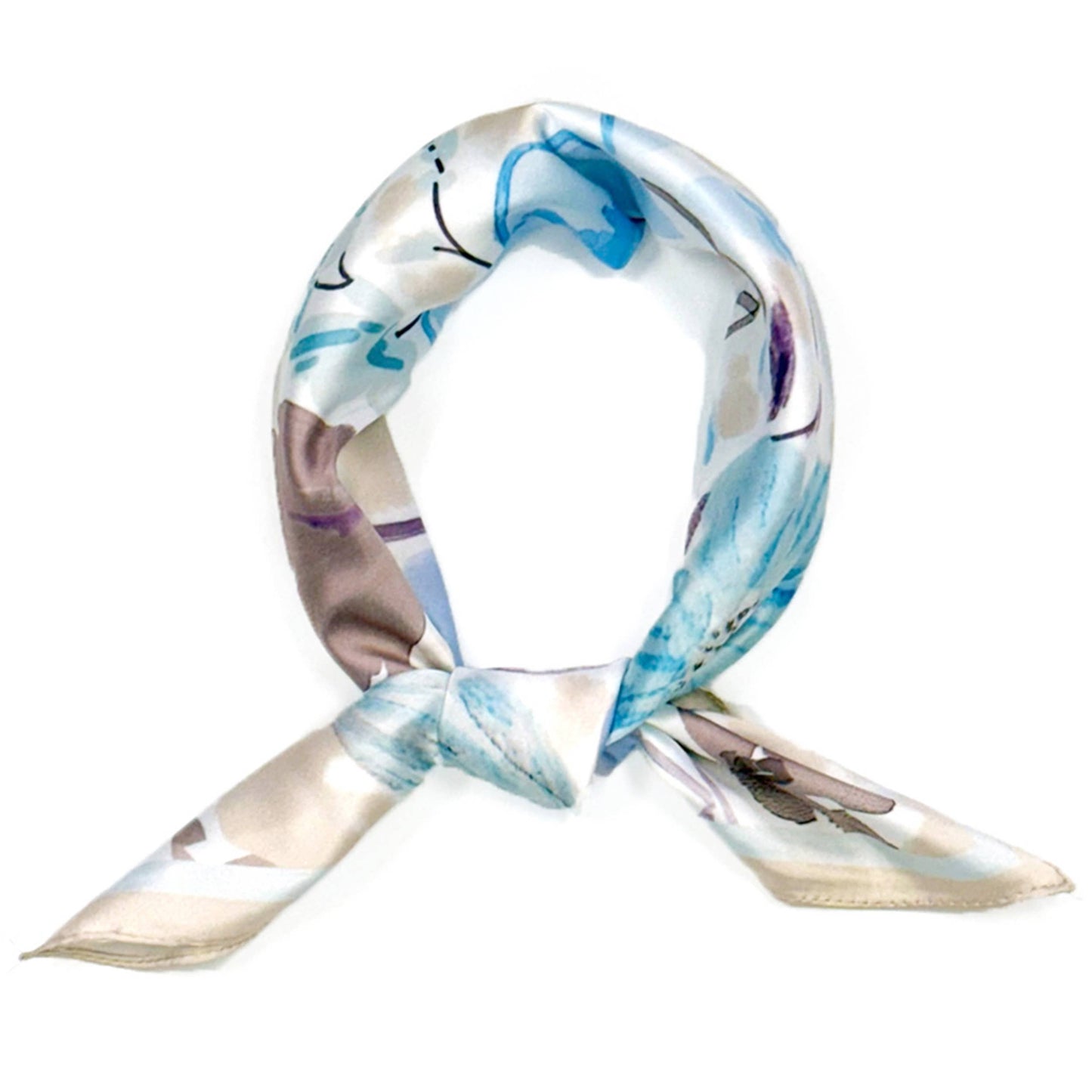Floral Painting Print Bandana Summer Scarf