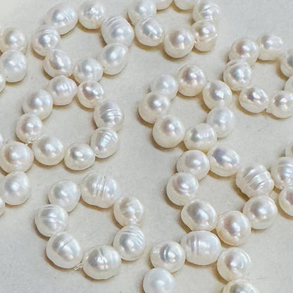 Ivory Pearl Stretch Bandana Charm