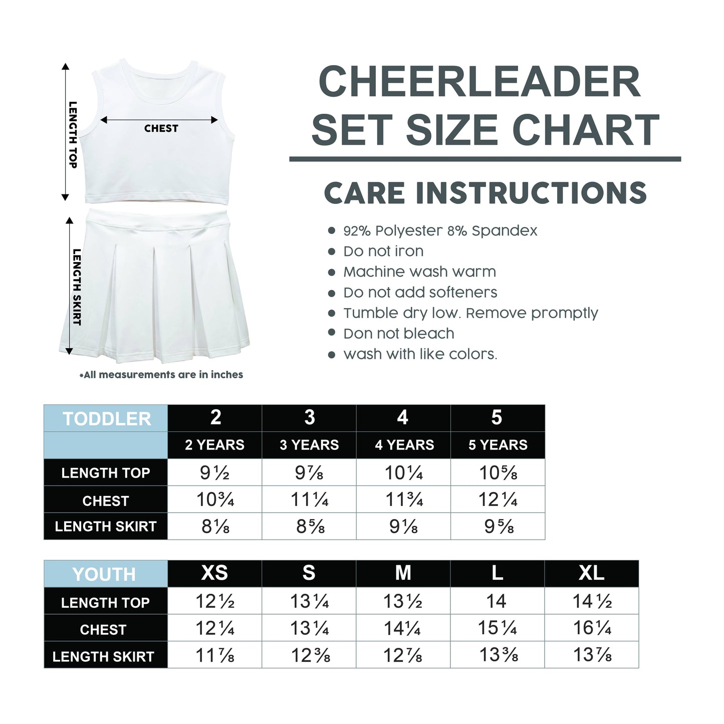Green Sleeveless Cheerleader Set