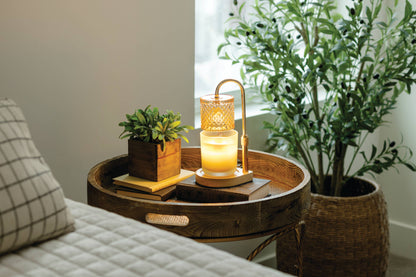 Champagne Crystal Candle Warmer Lamp