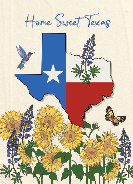 Home Sweet Texas - Mammoth Sunflower Seed Packets