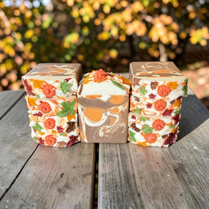Pumpkin Spice Bar Soap, Tallow and Goat Milk