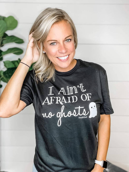 Halloween -I Ain't Afraid No Ghost Graphic Tee