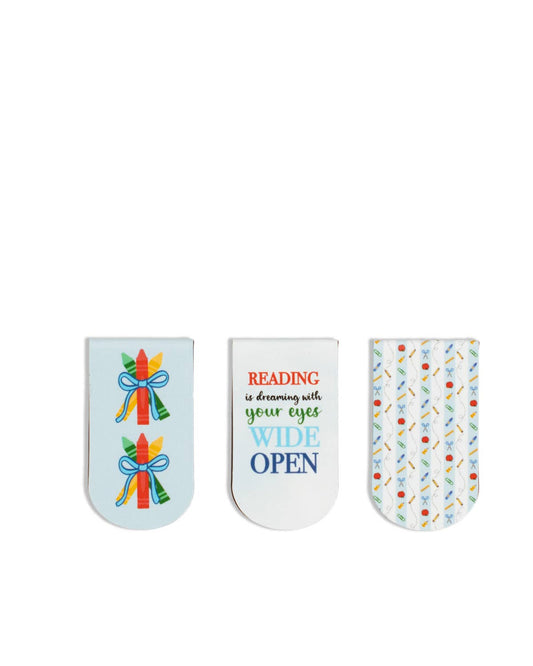 Magnetic Bookmark Set of 3