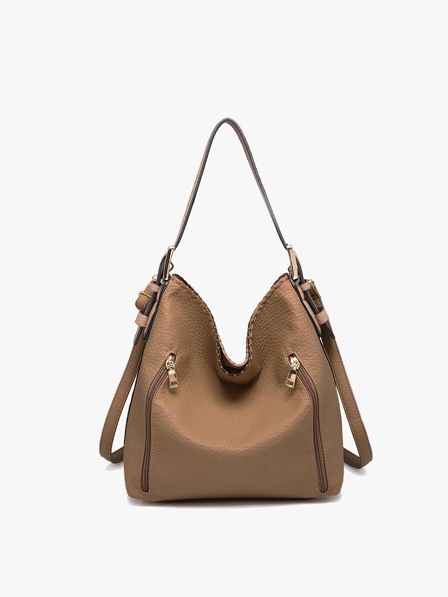 Alexa 2-in-1 Hobo Bag w/Dual Zip Compartments | M1816A