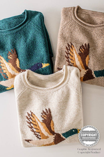 Mallard In Flight Sweater