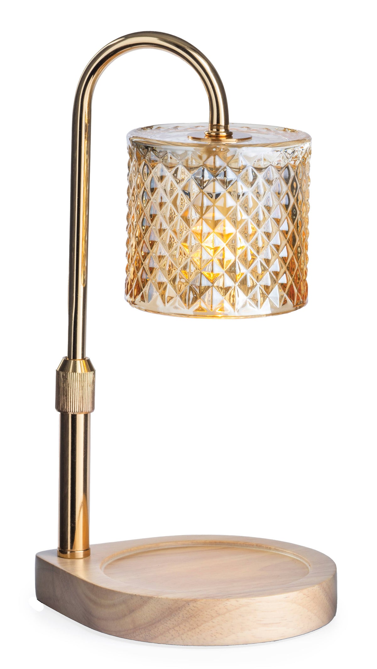 Champagne Crystal Candle Warmer Lamp