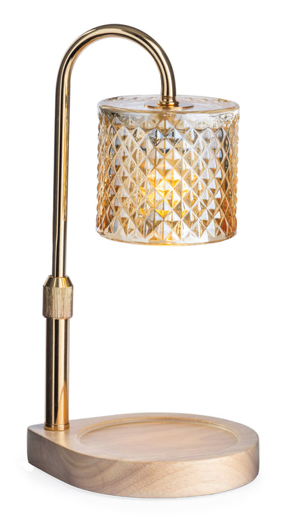 Champagne Crystal Candle Warmer Lamp