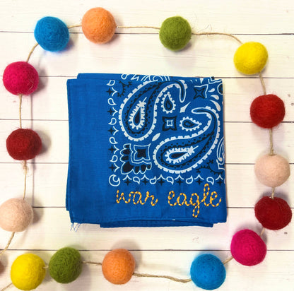 Customized Embroidered Bandana