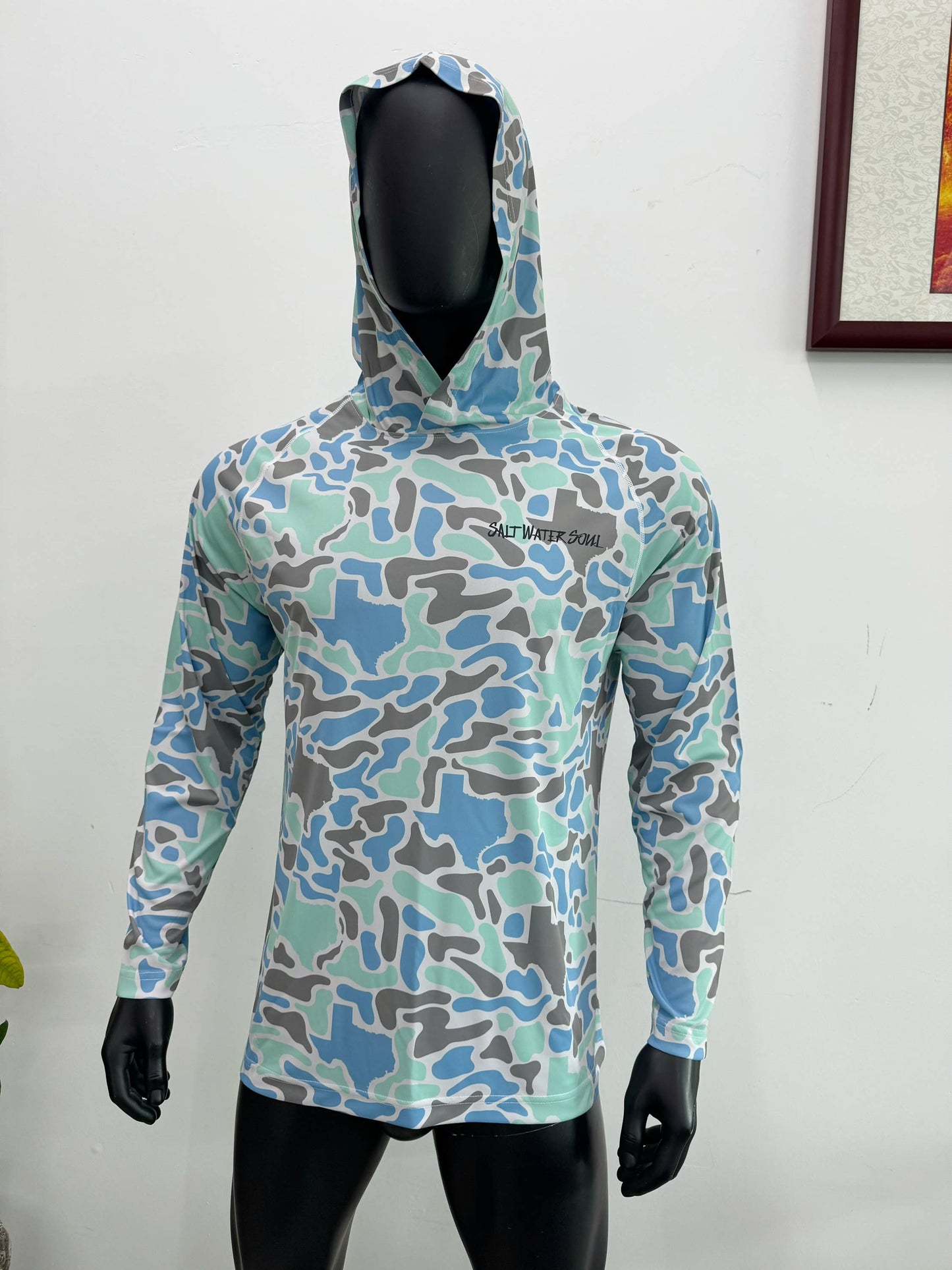 Texas Coastal Camo Performance Hoodie