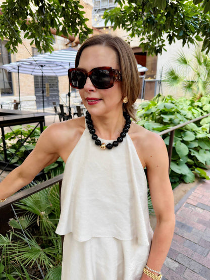 Marjorie Game Day Beaded Necklace