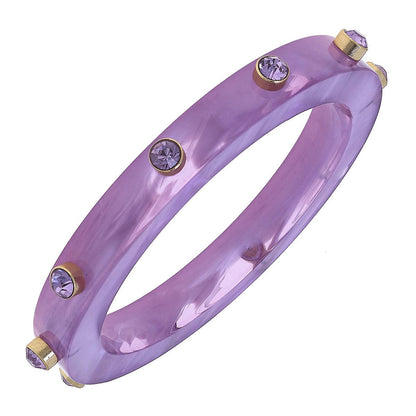 Renee Resin and Rhinestone Bangle